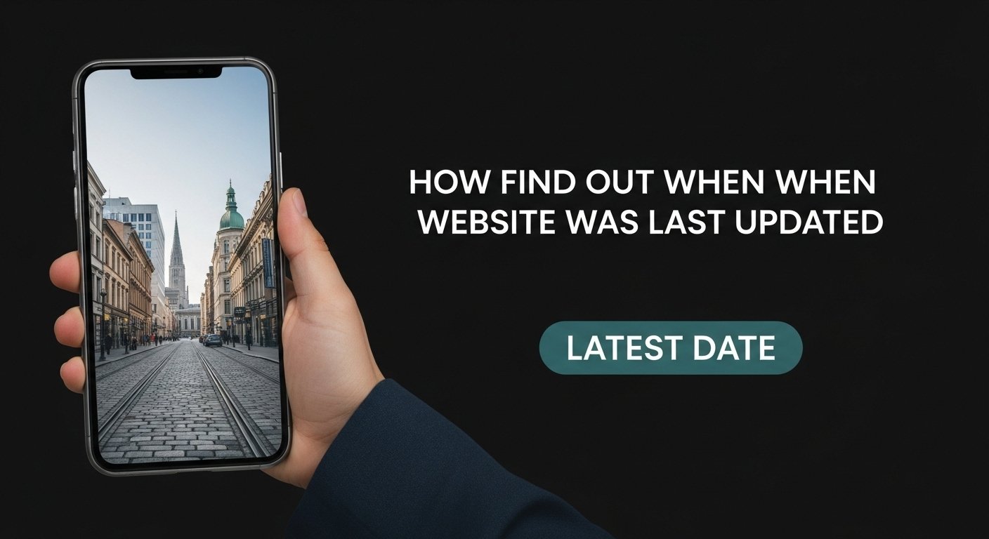 Last Updated Time How To Find When A Website Was Last Updated