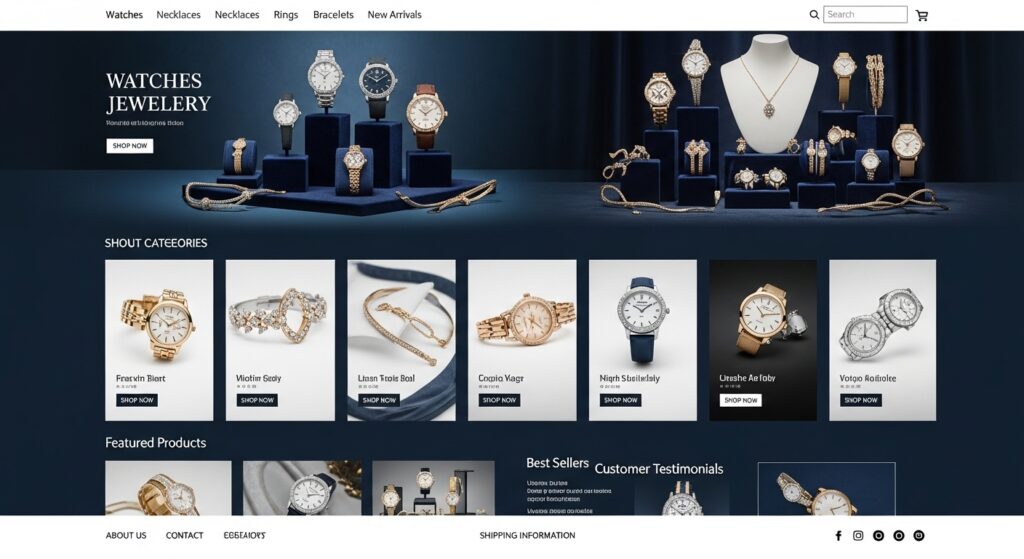 Jewelry & Watches Online Store WordPress Theme